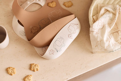 Jollein | Silikonplatte Elefantengeschichten 2er-Pack