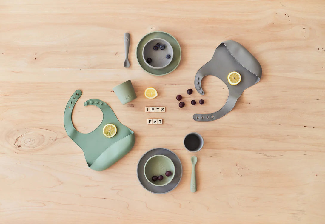 Jollein | Slab siliconen ash green