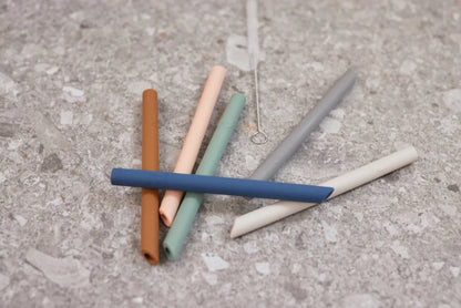 Jollein | Silikonstrohhalme, 6 Stück