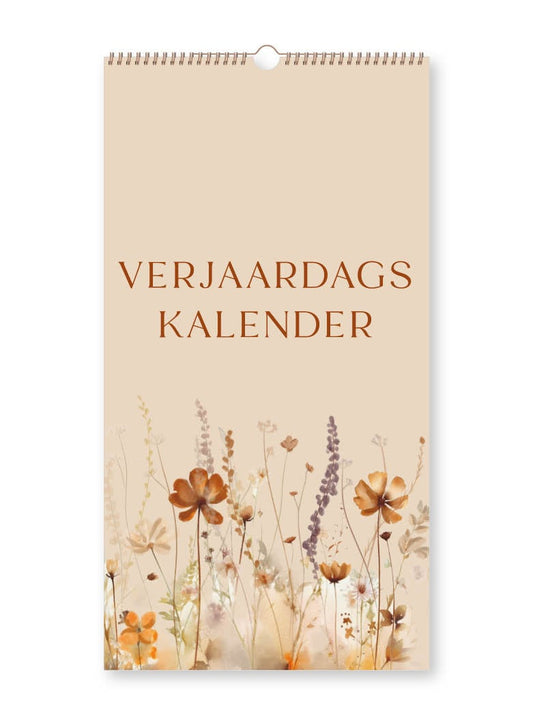 Jots | Verjaardagskalender Wilde bloemen