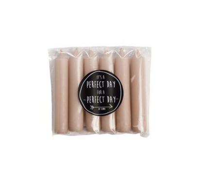 Rustiklys | Korte dinerkaarsjes Blossom (6st)