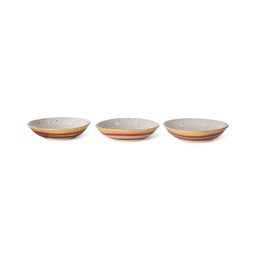 HK Living | 70's servies curry bowl Hibiscus