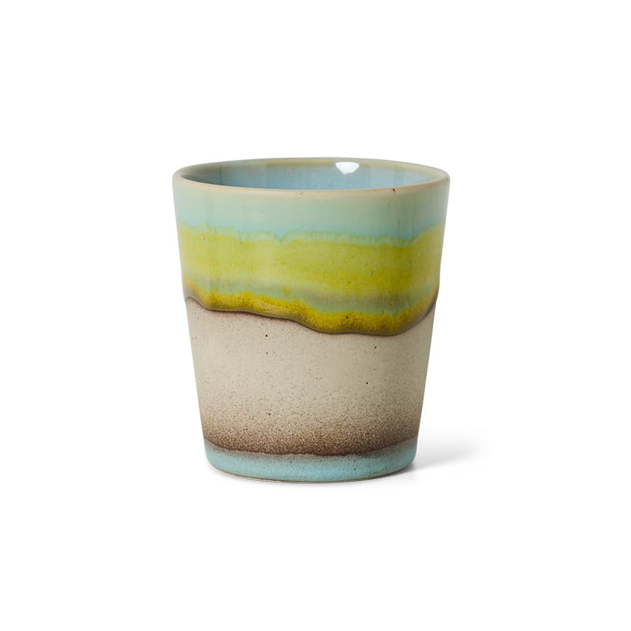 HK Living | 70's servies koffiekopje Glint