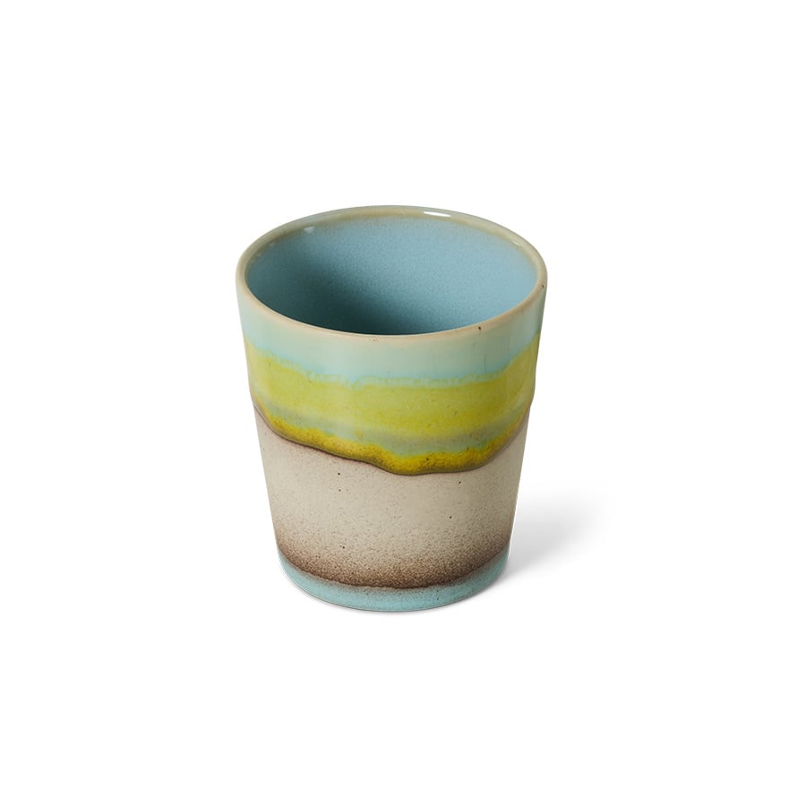 HK Living | 70's servies koffiekopje Glint