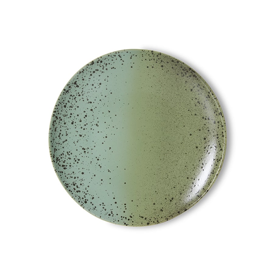 HK Living | 70's servies dinerbord fleck
