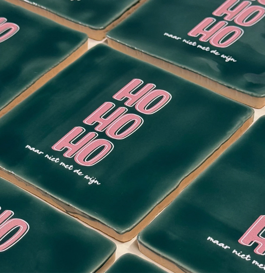 Label2X | Tegeltje Ho Ho Ho maar niet met de wijn
