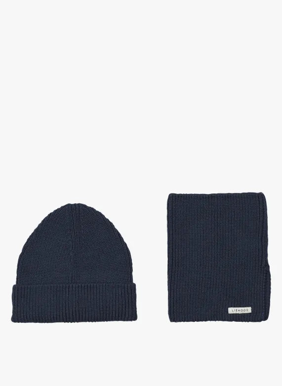 Liewood | Beanie en sjaal navy