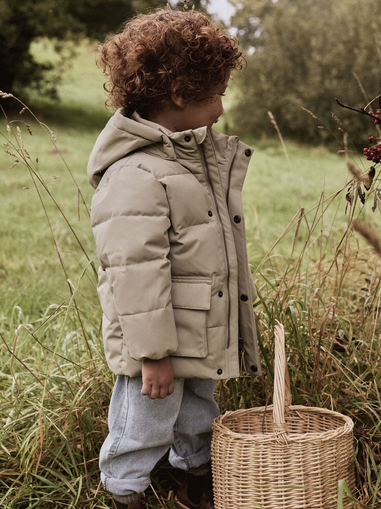 Lil Atelier | Winterjacke Lamedow Puffer grün