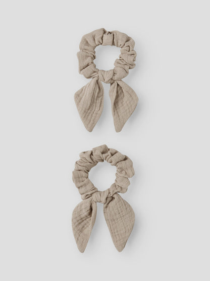 Lil Atelier | Scrunchie Louise 2pack oxford tan