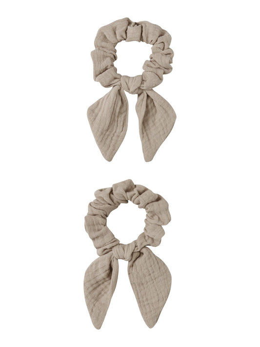Lil Atelier | Scrunchie Louise 2pack oxford tan