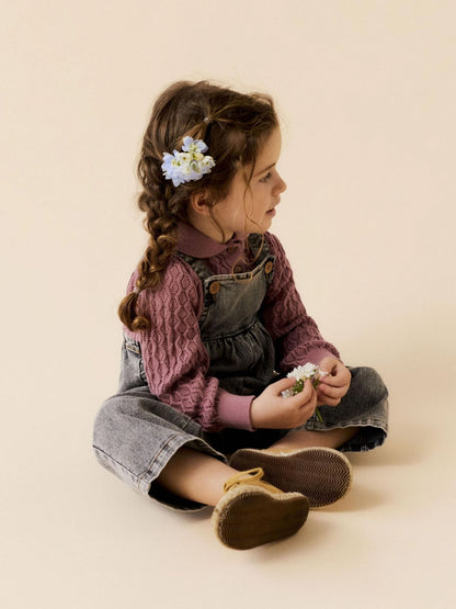 Lil Atelier | Dungarees Tems hellgrauer Denim