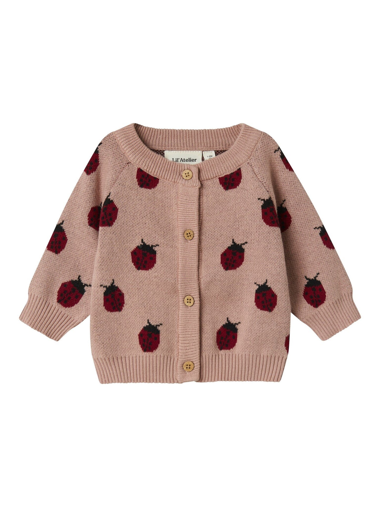 Lil Atelier | Vest Lieveheersbeestje misty rose