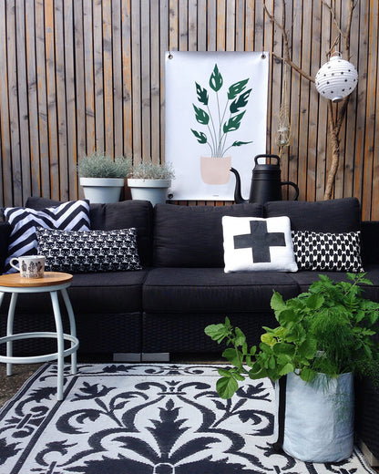 VM | Gartenposter mit großer Pflanze