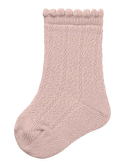 Lil Atelier | Babysocken Dalfi Kniestrümpfe Pfirsichfarben