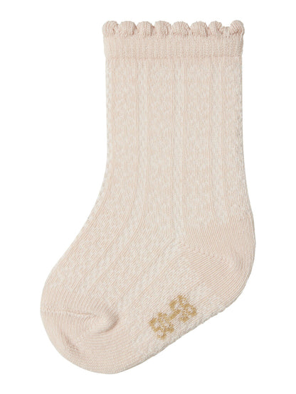 Lil Atelier | Sokken baby Dalfi knie sokjes turtledove
