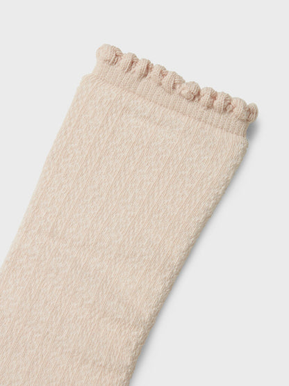 Lil Atelier | Sokken Dalfi knie sokken peach whip
