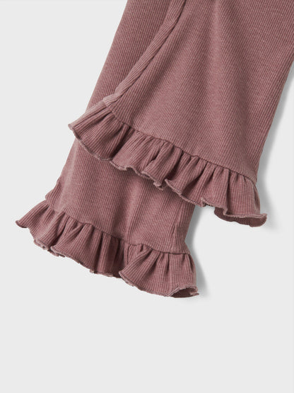 Lil Atelier | Legging Darla bootcut nostalgia rose