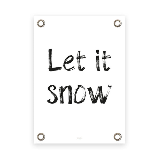 VM | Tuinposter let it snow