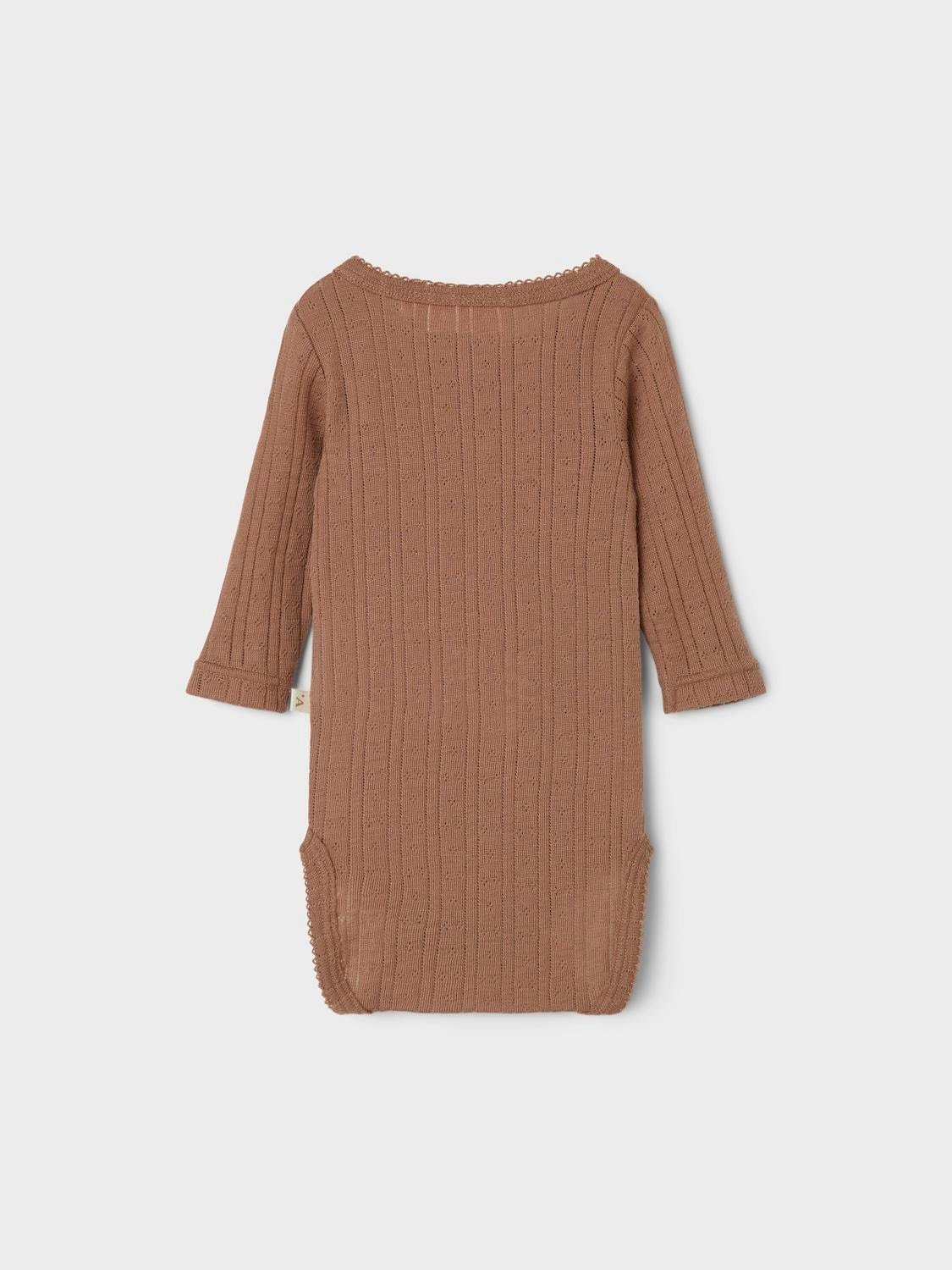 Lil Atelier | Wollstrampler Naima mit Biberfell