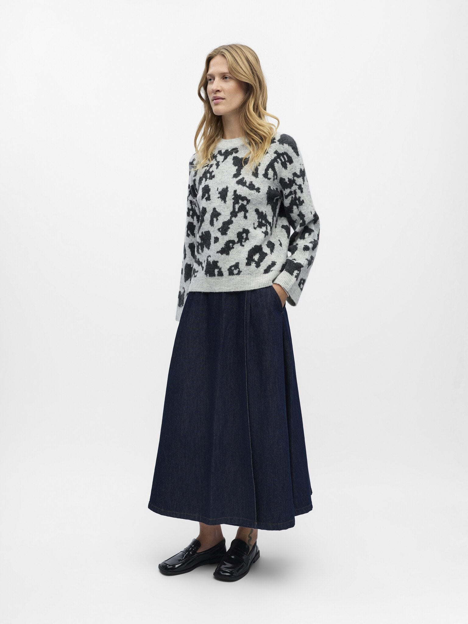 Objekt | Pullover Diana hellgrau