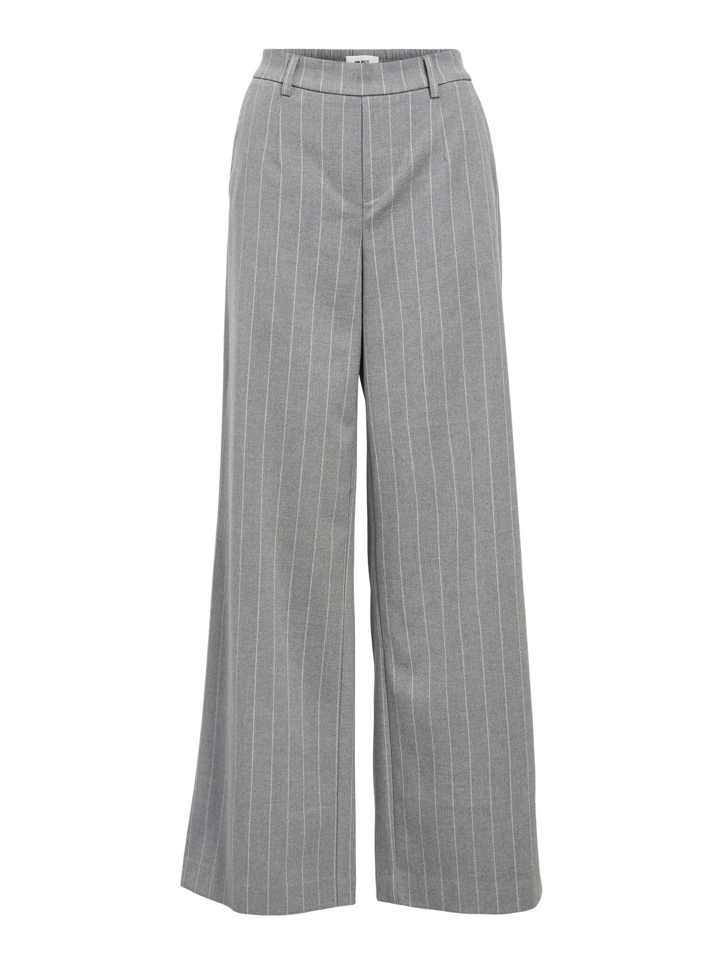 Object | Pantalon Lisa wide medium grey/humus