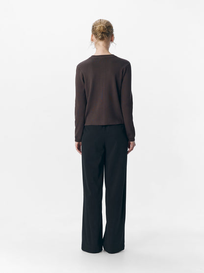 Objekt | Cardigan Ester Seal Brown NOOS