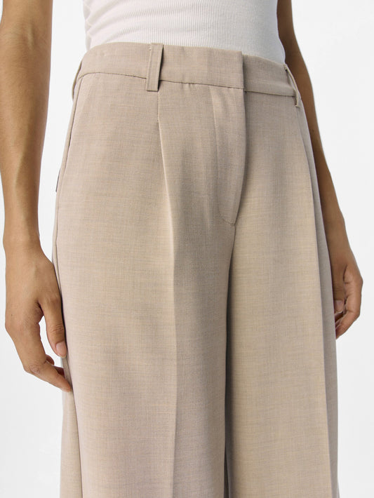 Object | Wijde pantalon Ivy beige