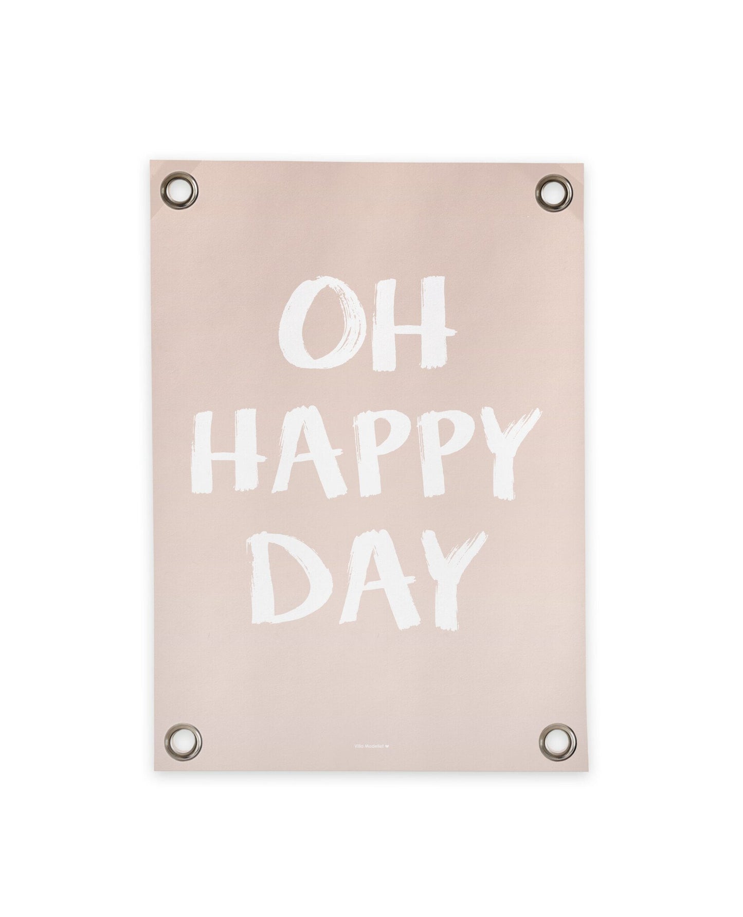 VM | Gartenposter „Happy Day“ beige weiß