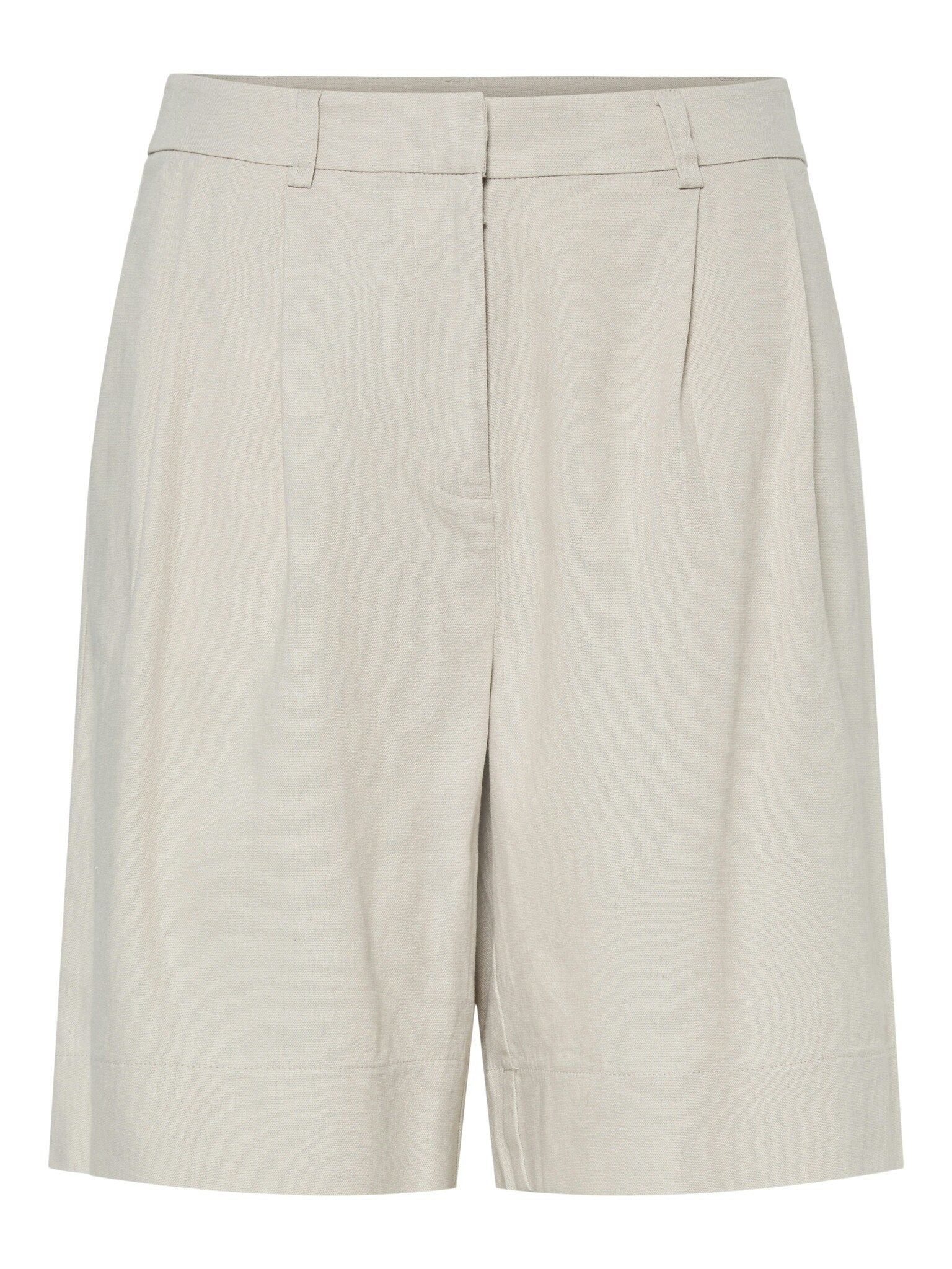 Pieces | Short Tiki silver gray