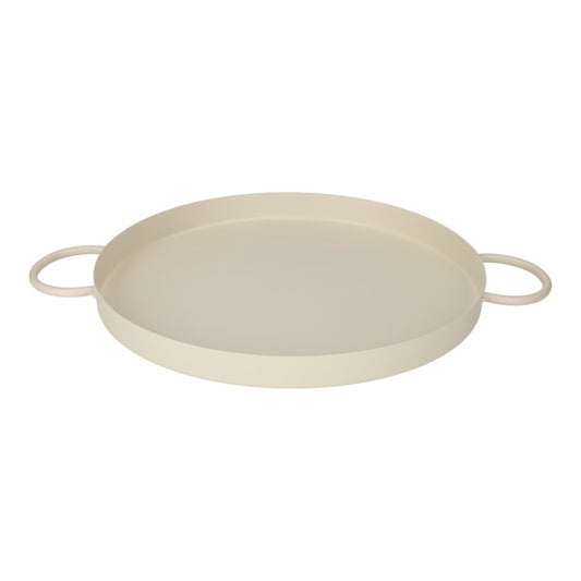 Jens | Dienblad metaal beige 48cm