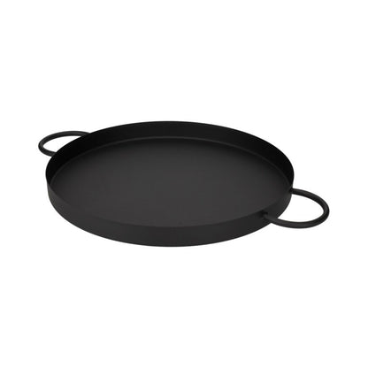 Jens | Dienblad metaal zwart 48cm