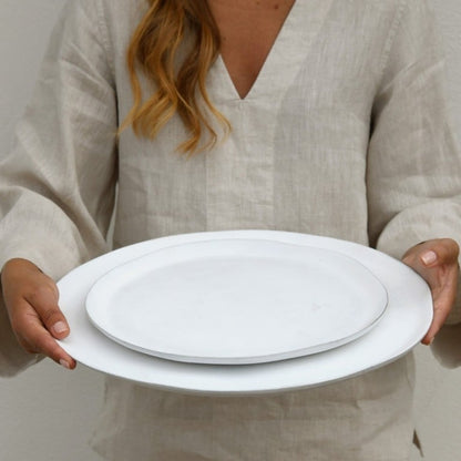 Leeff | Thijs Schale weiß 30 cm