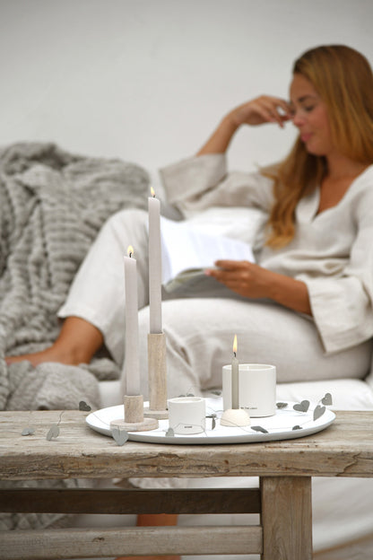 Leeff | Thijs Schale weiß 40 cm