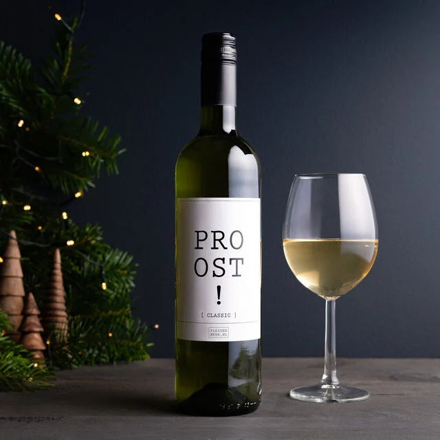 Flessenwerk | Witte wijn Proost!