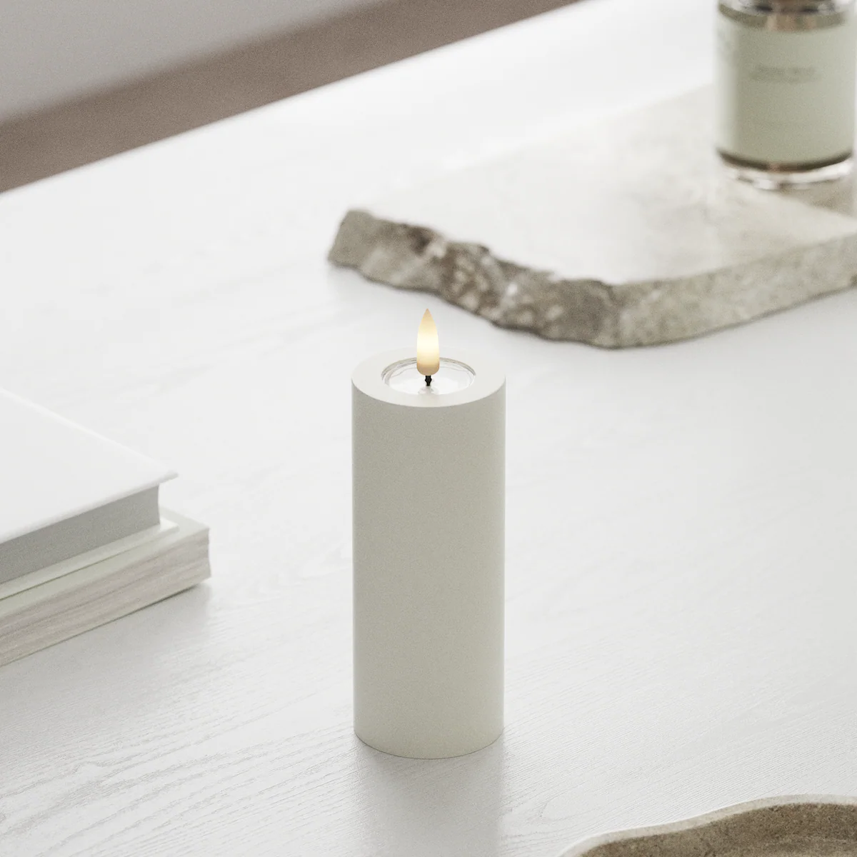 Deluxe Homeart | LED Kaars wit 5x10cm