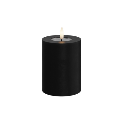 Deluxe Homeart | LED Kaars zwart 7.5x10cm