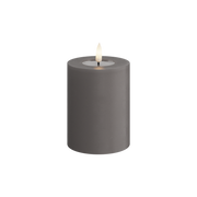 Deluxe Homeart | LED Kaars grijs 7.5x10cm