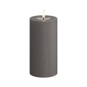 Deluxe Homeart | LED Kaars grijs 7.5x15cm