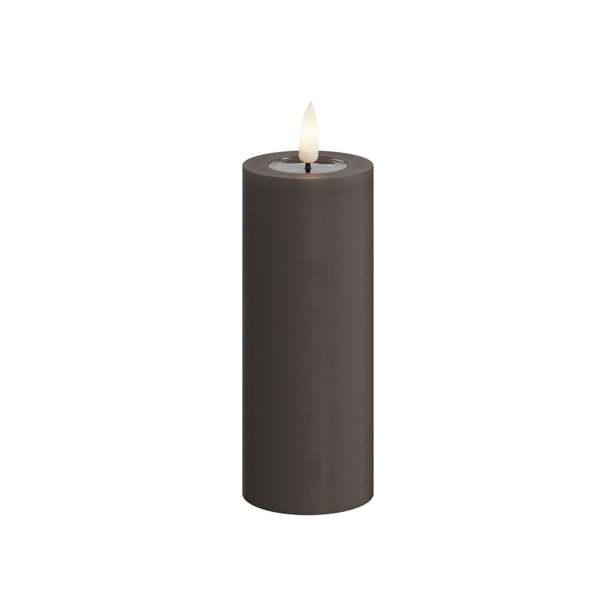 Deluxe Homeart | LED Kaars mokka 5x12.5cm