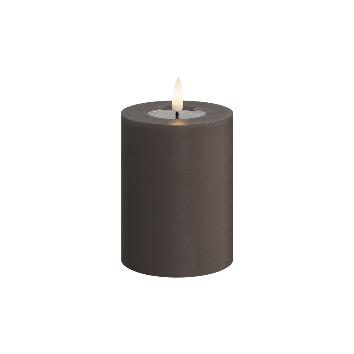 Deluxe Homeart | LED Kaars mokka 7.5x10cm