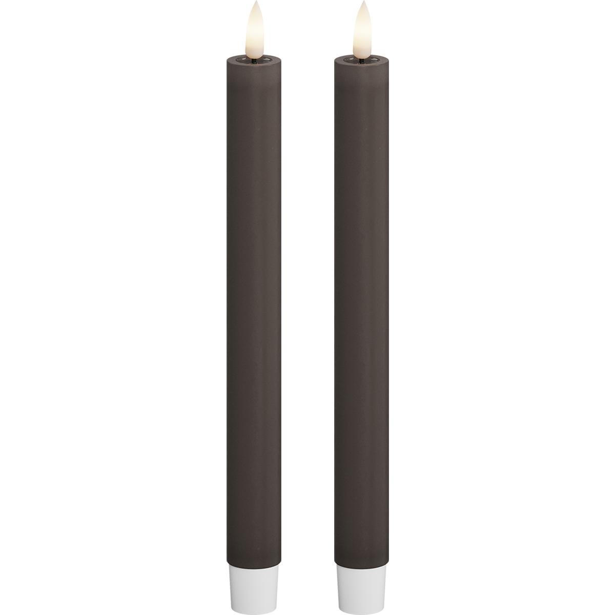 Deluxe Homeart | LED dinerkaars mokka 24cm | 2stuks