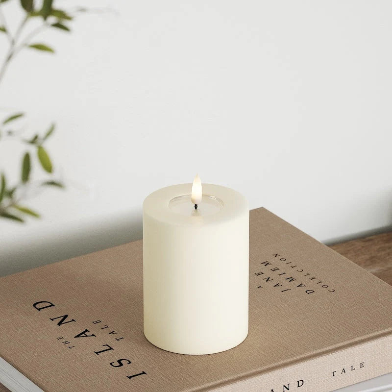 Deluxe Homeart | LED Kaars creme 7.5x10cm