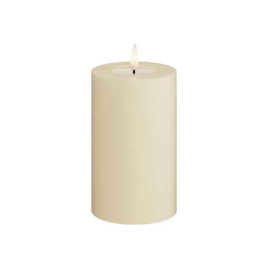 Deluxe Homeart | LED Kaars creme 7.5x12.5cm