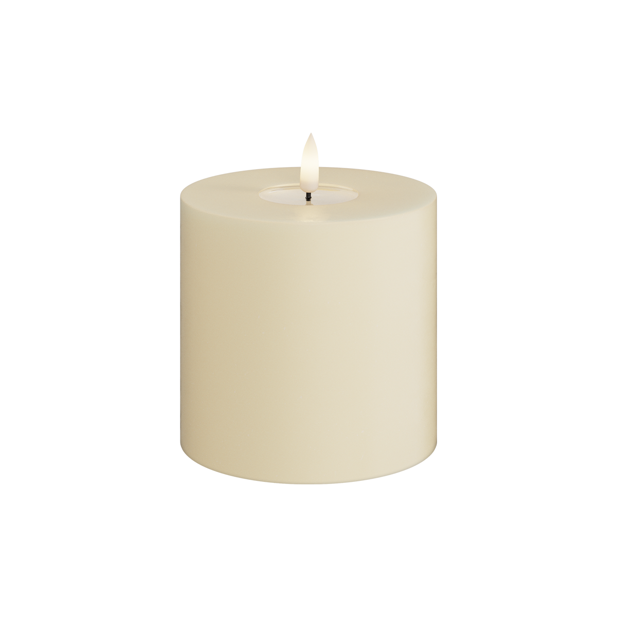 Deluxe Homeart | LED Kaars creme 10x10cm