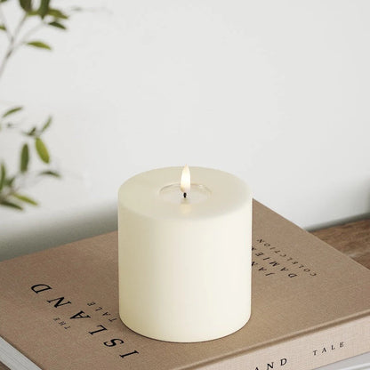 Deluxe Homeart | LED Kaars creme 10x10cm