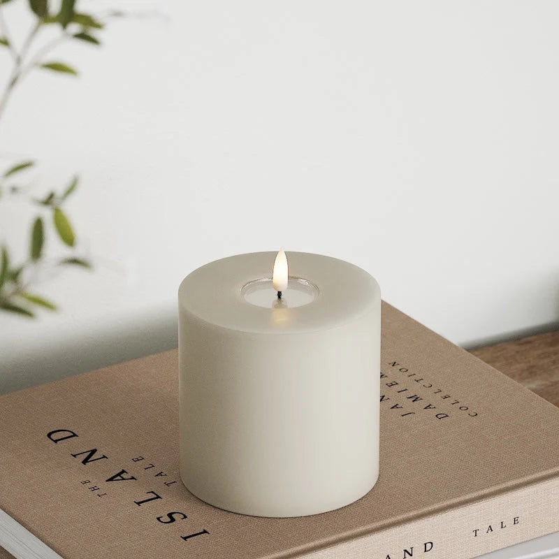 Deluxe Homeart | LED Kaars sand 10x10cm