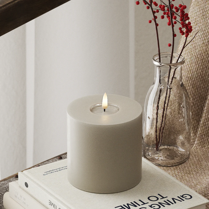 Deluxe Homeart | LED Kaars sand 10x10cm