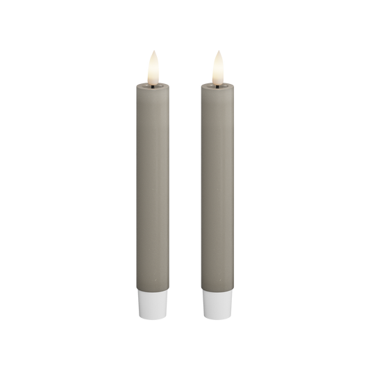 Deluxe Homeart | LED dinerkaars zand 15cm | 2stuks