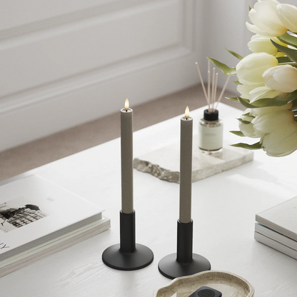 Deluxe Homeart | LED dinerkaars sand 24cm | 2stuks