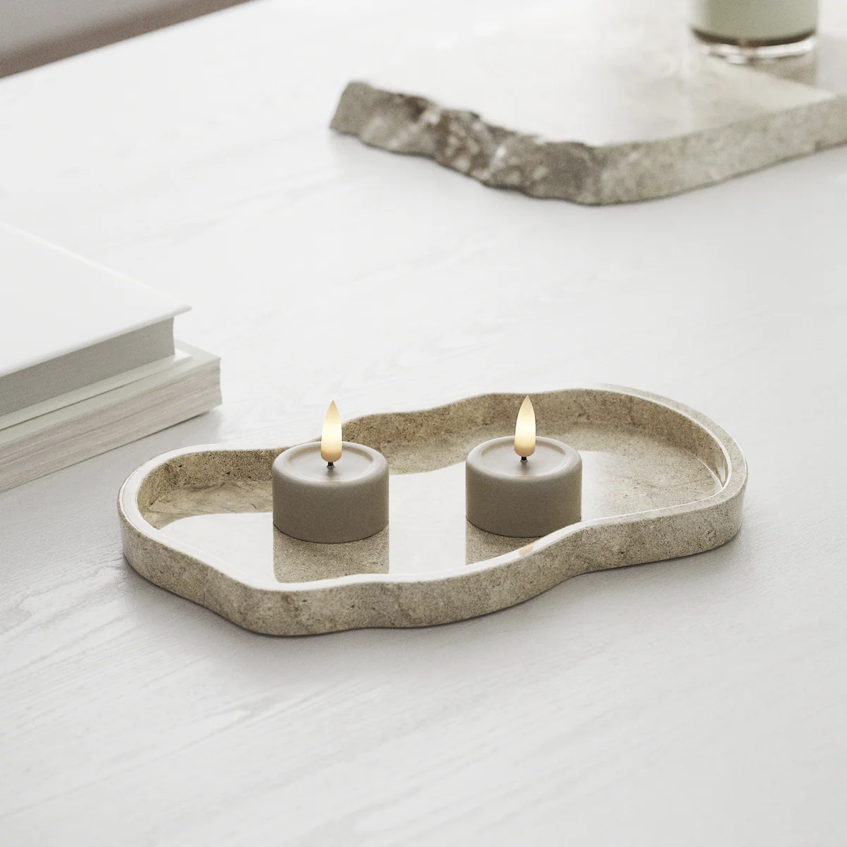 Deluxe Homeart | LED theelicht sand | 2stuks